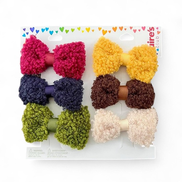 Colorful Hair Bow Set - Picture 1 of 3